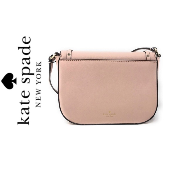 NWT Kate Spade Leather jeweled crossbody blush - Picture 4 of 7